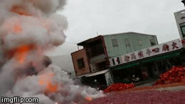 Thousands Of Firecrackers Set Off That Almost Started A Fire