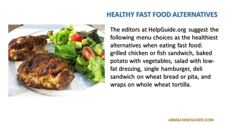 Healthy Fast Food Alternatives