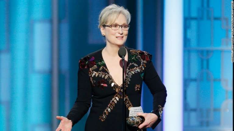 Meryl Streep blasts Donald Trump in her Golden Globes speech