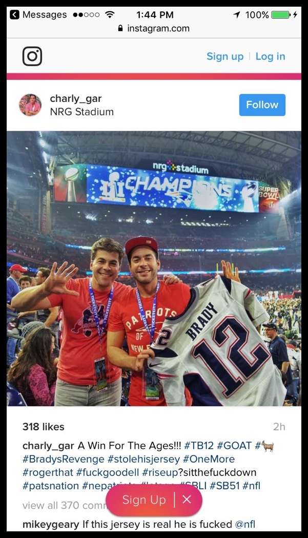 Is this Tom Brady's stolen jersey? #StoleHisJersey
