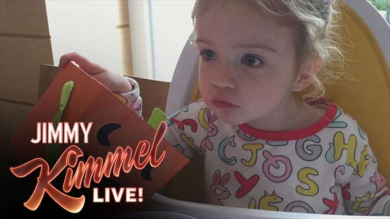 Jimmy Kimmel tells his daughter he ate all her Halloween candy