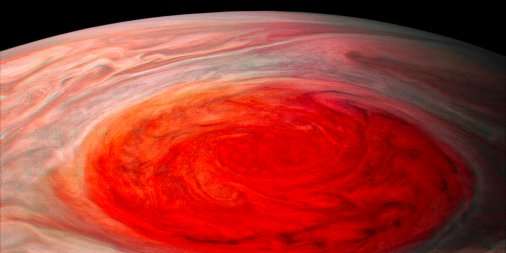 NASA's $1 Billion Juno Probe Captures New Hi-Res Images of Jupiter's Great Red Spot