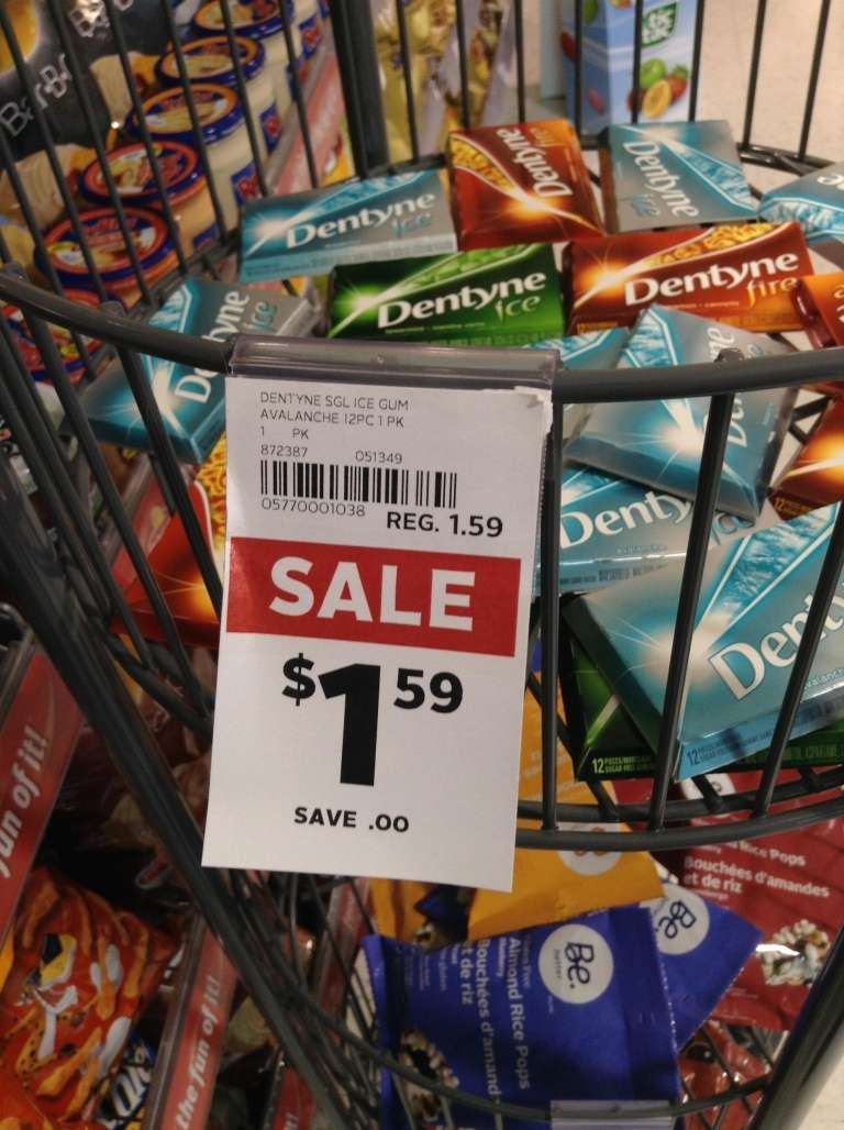 This gum is on sale for the same price...
