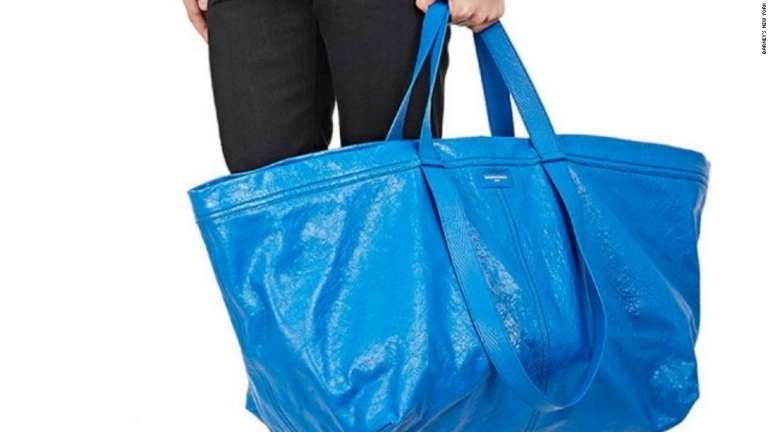 This Balenciaga bag that costs $2,145 is just like Ikea's 99 cent tote