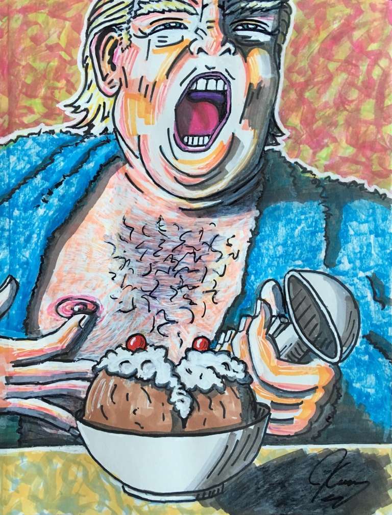 Jim Carrey submitted new portrait of President Trump to Smithsonian