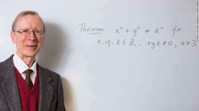 Sir Andrew Wiles wins $700k for solving 300-year-old math problem knows as "Fermat's Last Theorem"