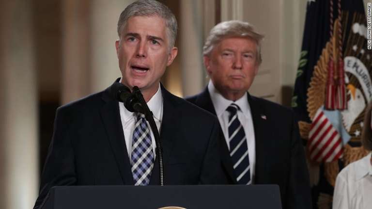 Supreme Court nominee Neil Gorsuch calls Trump's tweets 'demoralizing and disheartening'