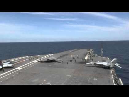 #Tech: X-47B Completes First Carrier-based Launch