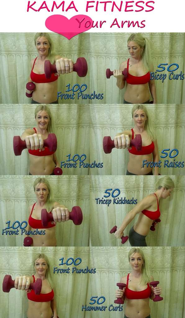 Top Notch Arm Workouts for Women with Dumbbells