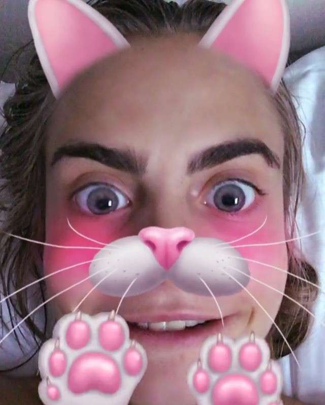 Cara Delevingne on #Snapchat
