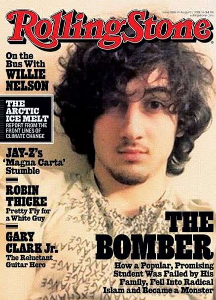 Boston Bomber, Dzhokhar Tsarnaev, on the Rolling Stone magazine cover... why would they glorify this man? | #wtf #BostonBomber
