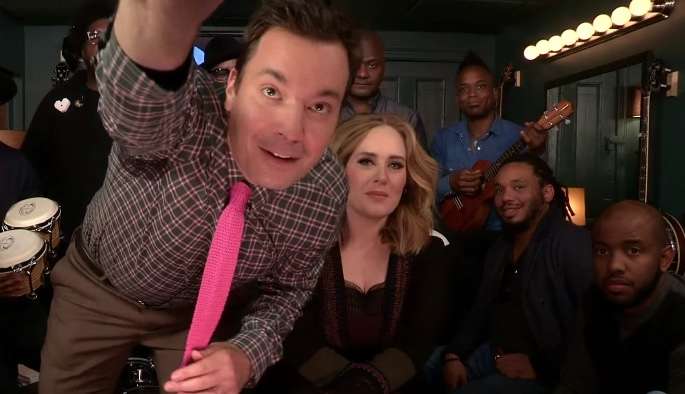 Jimmy Fallon, Adele & The Roots Sing "Hello" (w/ Classroom Instruments)
