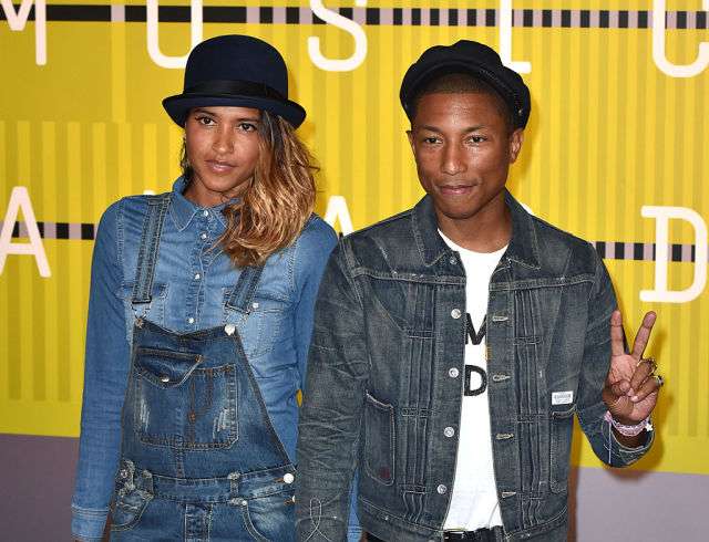 It's triplets for Pharrell Williams and his wife Helen Lasichanh
