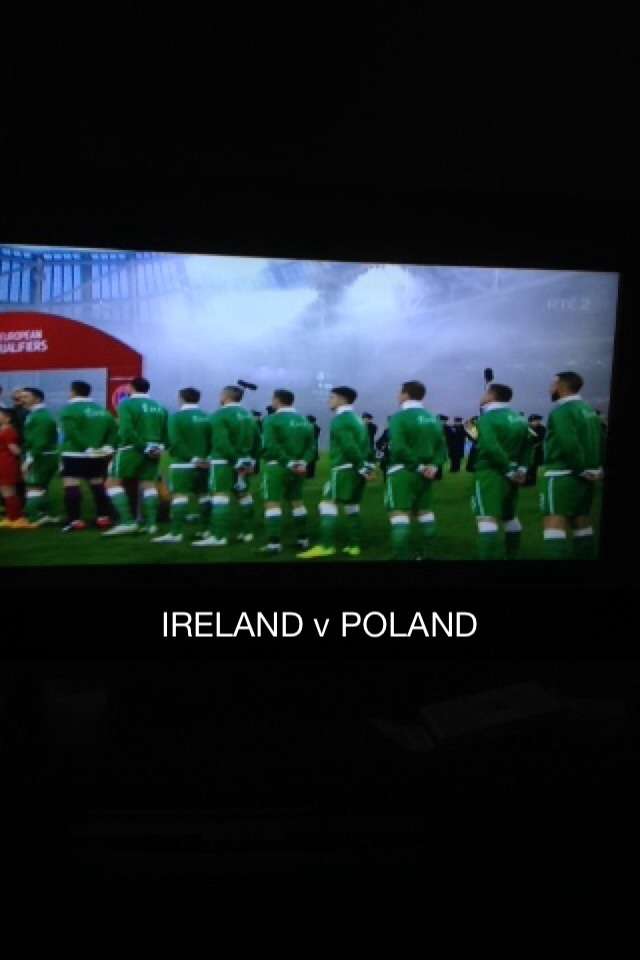 Time for the match, Let's go IRELAND 🍀 #Ireland v #Poland 💪 #BoysInGreen