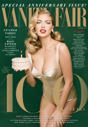 #Celeb: Vanity Fair's 100th Anniversary Issue Features Cover Model Kate Upton