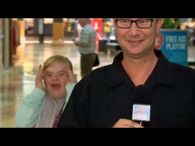Girl with Down Syndrome Steals Spotlight From Live TV Reporter