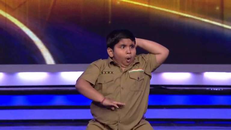 This chubby Indian kid steals the show...