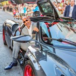 The Rock is too big to fit in a Pagani!