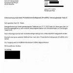 The letter from the KBA is attached in German and English