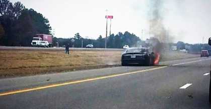 Third #Tesla Caught On Fire