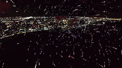 Drone Captures Amazing Fireworks Display... See Inside The Big Bang!