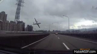 TransAsia Airways Plane Crash Captured On Dash-cam Video As It Plummets Into A River