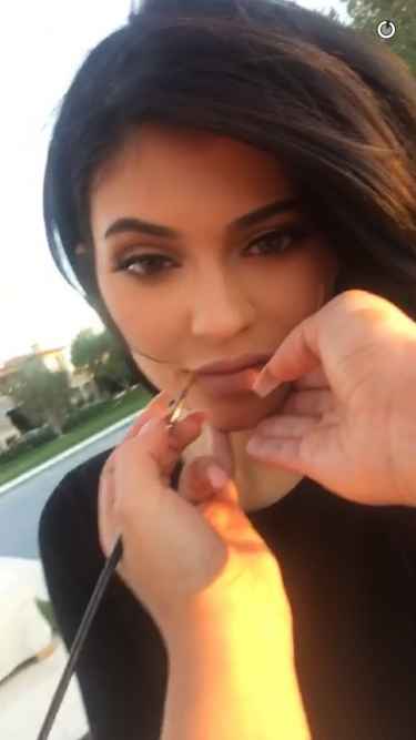 Kylie Jenner sends a snapchat post-breakup with Tyga