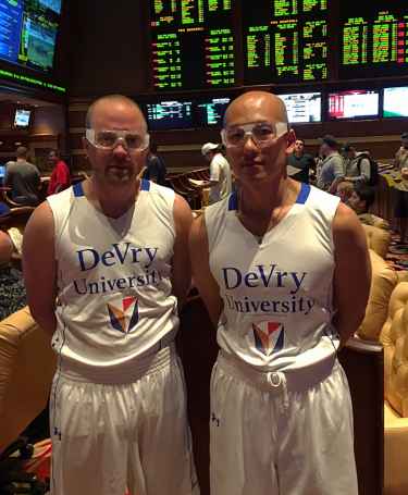 DeVry University basketball team captains #MarchMadness