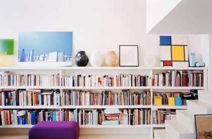 If you have a lot of books, check out this long #bookshelf, it's #warm and #bright