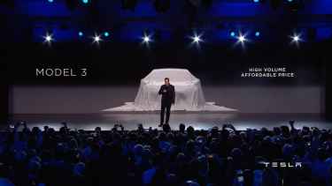 Tesla Unveils Model 3