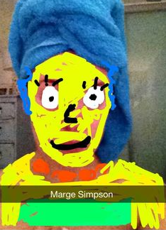 I forgot who sent #margesimpson to me