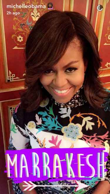 First Lady Michelle Obama Snapchat Username @michelleobama