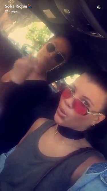 Justin Bieber's new fling Sofia Richie sings Justin's 'Let Me Love You' on Snapchat #srichieee