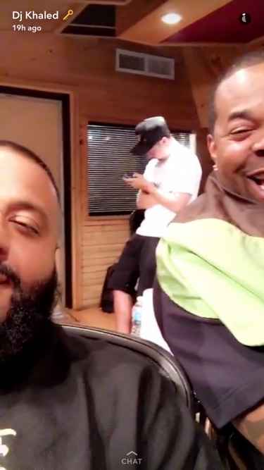 DJ Khaled with Busta Rhymes talks "Major Key Alert" on Snapchat! #DJKhaled305