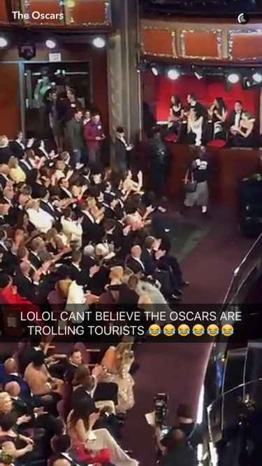#Oscars2017: The Oscars just trolled a bunch of Hollywood tourists 🤣