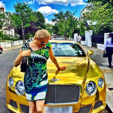 #RichKidsOfInstagram: Galina Genis and a gold Bentley