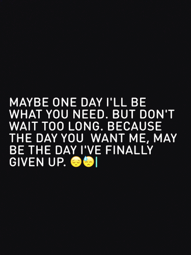 Don't wait too long... 😭