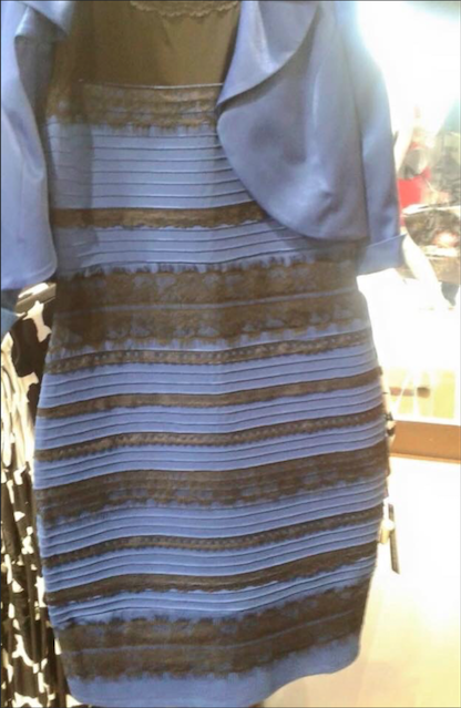 How is this dress blue and black when I see white and gold? #WhiteAndGold