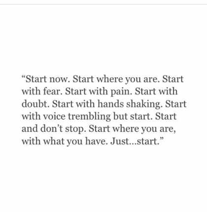 #StartNow