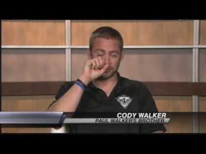Heartbreaking interview of Cody Walker who talked about his brother, Paul Walker