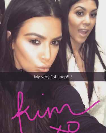 Kim Kardashian Snapchat Username @KimKardashian