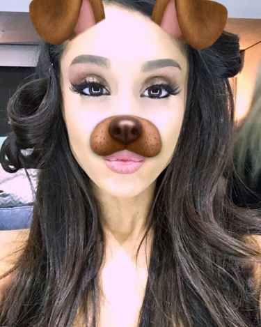 Ariana Grande Snapchat @moonlightbae