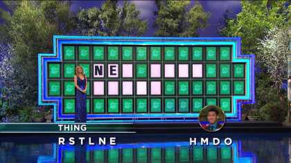 #Lucky Wheel of Fortune contestant solves "New Baby Buggy" with only 2 given letters