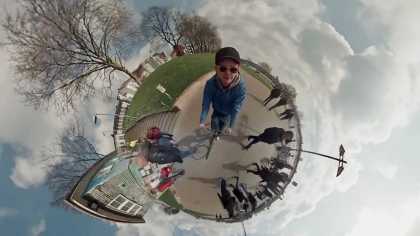 #Amazing spherical #panorama timelapse shot using 6 GoPro cameras