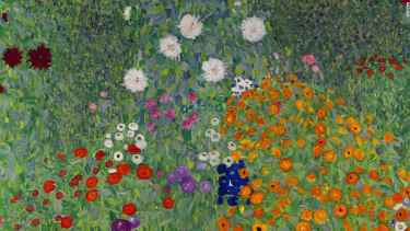 Gustav Klimt's 'Bauerngarten' sells for record $59.3m