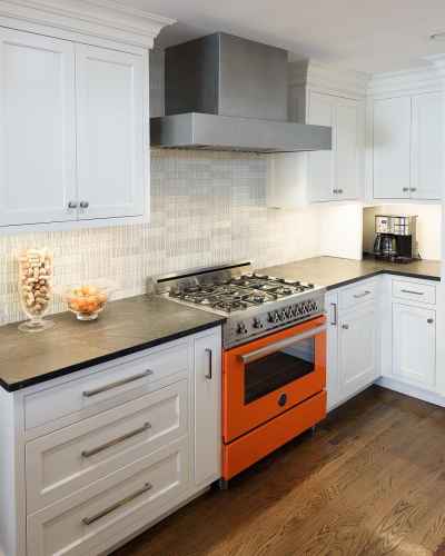 Brighten up your #kitchen with colorful appliances 🧡#KitchenDesignIdeas