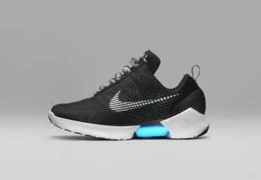 Nike just unveiled the first real power-lacing sneaker, the HyperAdapt 1.0