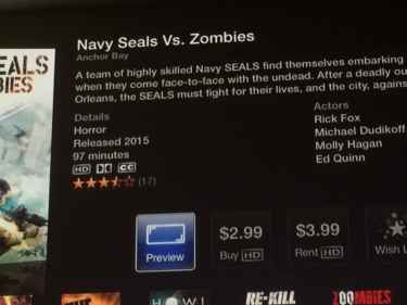 This movie must be bad for iTunes to sell it at a lower price than renting