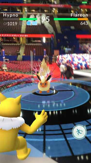 The Republican National Convention is also a Pokemon Gym!