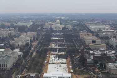 Trump's 1.5 Million Inauguration Crowd Officially Debunked by NPS Photos, Half Smaller Than Obama's